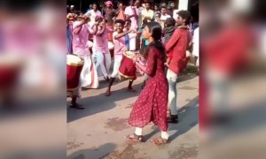 ചിങ്കാരിമേളം കേട്ടാൽ ആരായാലും ഡാൻസ് കളിച്ച് പോകും