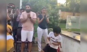 അല്ലു അർജ്ജുൻ ക്ലാപ് വീഡിയോ !