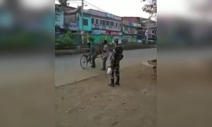 പുറത്ത് ഇറങ്ങിയവർക്ക് പട്ടാളം കൊടുത്ത പണി