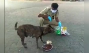 വിശക്കുന്ന വയറിനോടൊപ്പം നമ്മുടെ പോലീസ് !