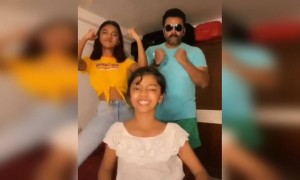 നടൻ ഇന്ദ്രജിത്തും മക്കളും !