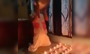 ദീപം കത്തിച്ച് ഭ്രാന്തായോ ?