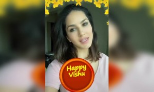 വീട്ടിലിരുന്ന് വിഷു ആഘോഷിക്കാം, സണ്ണി ചേച്ചി പറയുന്നു