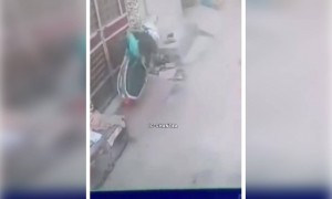 കുട്ടി ഗേറ്റ് പൊളിക്കാൻ നോക്കിയതാണോ ?