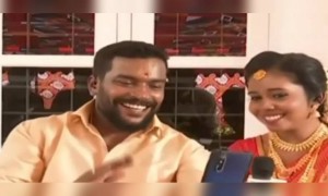 നടൻ മണികണ്ഠന് വിവാഹ ആശംസകളുമായി മമ്മൂക്ക !