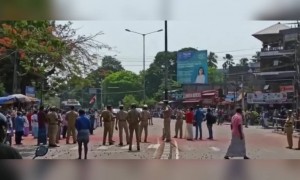 ആരോഗ്യ പ്രവർത്തകർക്കു എയർഫോഴ്സ്സിന്റെ ആദരവ് പുഷ്പവൃഷ്ടി