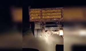 ടയർ പോയ കാര്യം പുള്ളി അറിഞ്ഞില്ലേ !